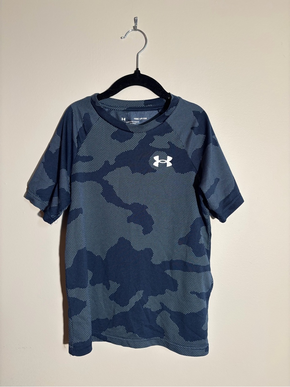 Under Armour Navy Camo Short-Sleeve Performance Tee